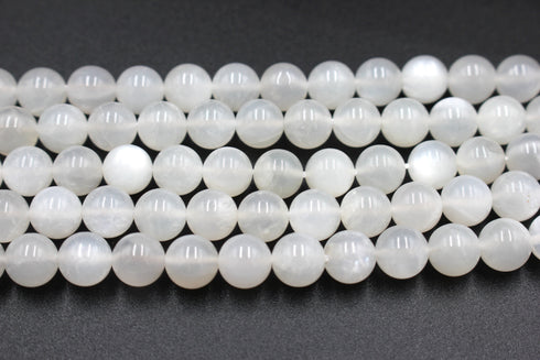 Moonstone Gemstone Beads, 8mm, Round